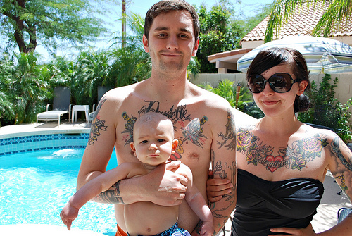 Papais e Mamães Tatuados com seus filhos (24)