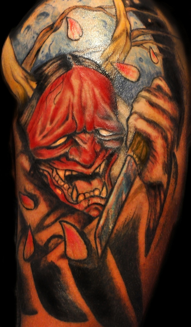 Hannya Mask Tattoo (50)