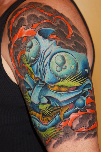 Hannya Mask Tattoo (33)