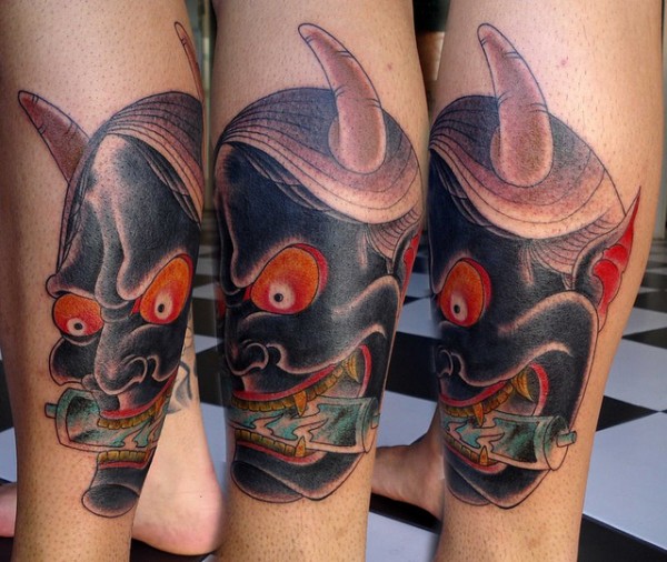 Hannya Mask Tattoo (32)