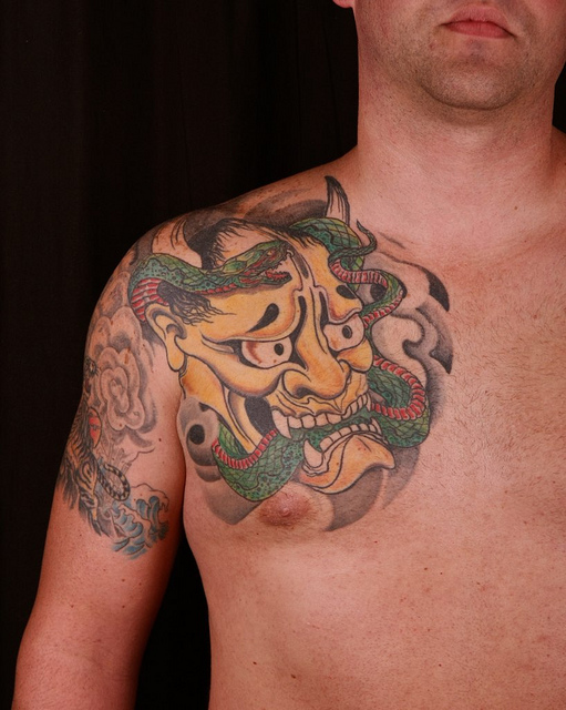 Hannya Mask Tattoo (25)
