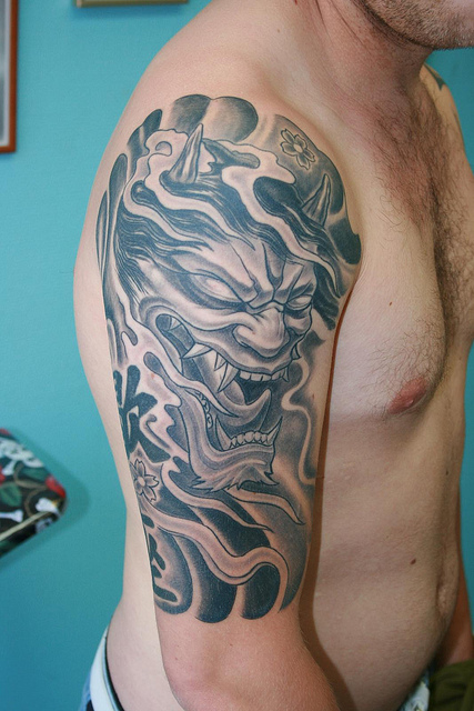 Hannya Mask Tattoo (19)