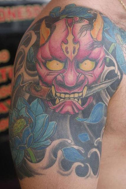 Hannya Mask Tattoo (18)