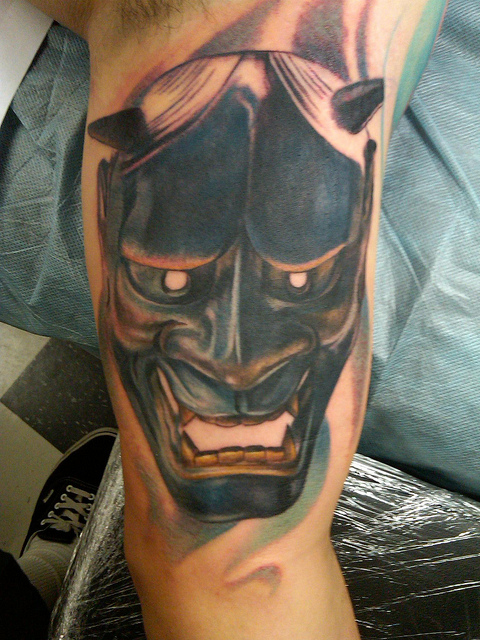 Hannya Mask Tattoo (14)