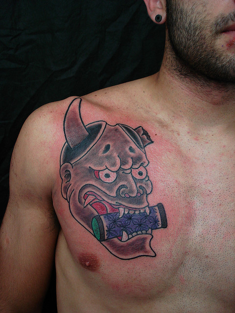 Hannya Mask Tattoo (12)