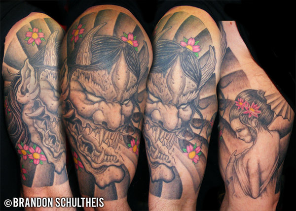Hannya Mask Tattoo (10)
