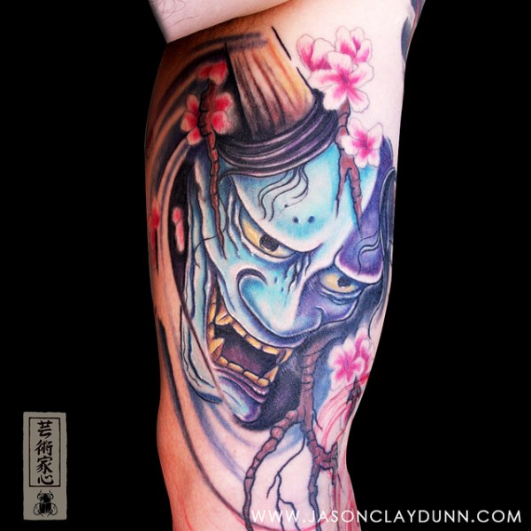 Hannya Mask Tattoo (3)