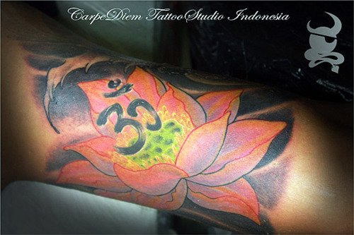 Lotus Flower Tattoo (47)