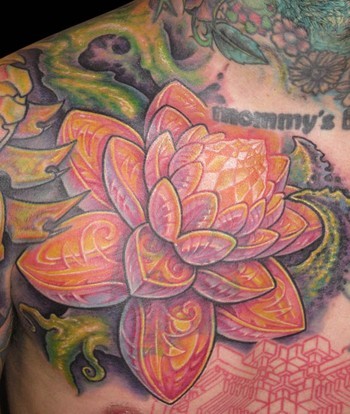 Lotus Flower Tattoo (46)