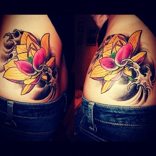 Lotus Flower Tattoo (37)