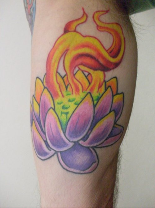 Lotus Flower Tattoo (33)
