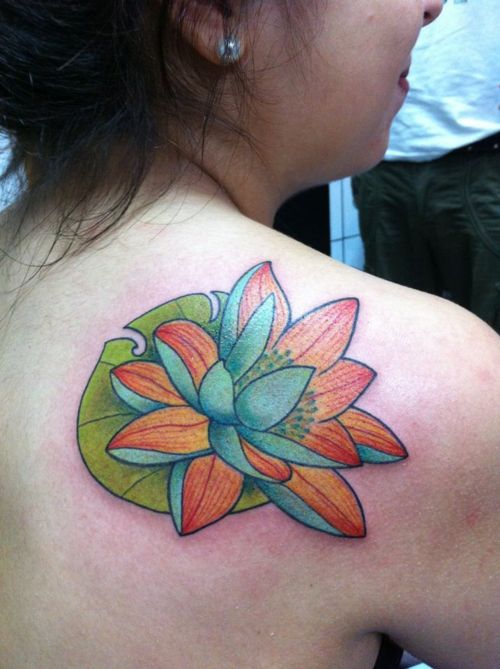 Lotus Flower Tattoo (32)