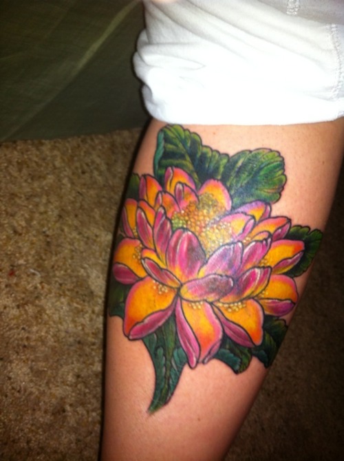 Lotus Flower Tattoo (26)