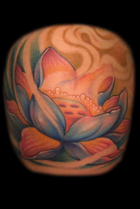 Lotus Flower Tattoo (25)