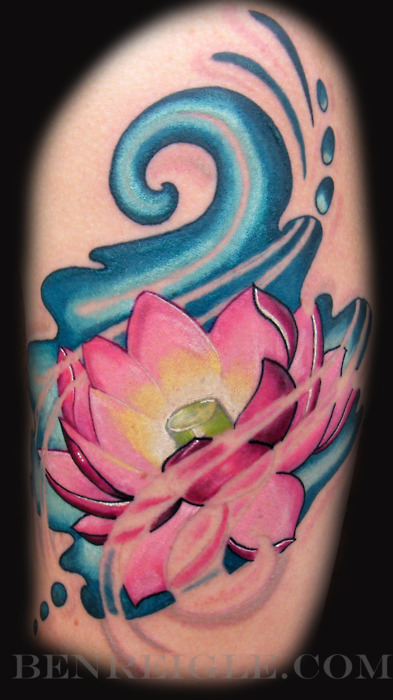 Lotus Flower Tattoo (22)