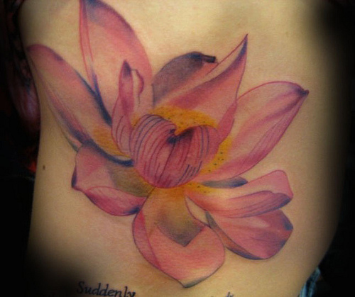 Lotus Flower Tattoo (19)