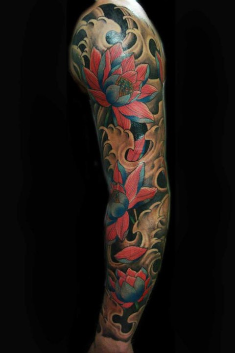 Lotus Flower Tattoo (8)