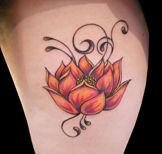 Lotus Flower Tattoo (4)