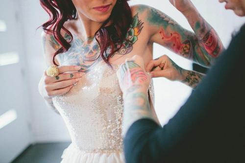 Fotos de casamentos de tatuados - Weddings tattooed (30)