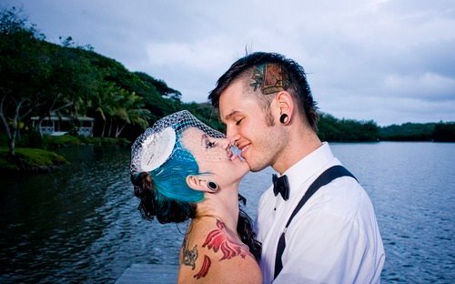 Fotos de casamentos de tatuados - Weddings tattooed (7)