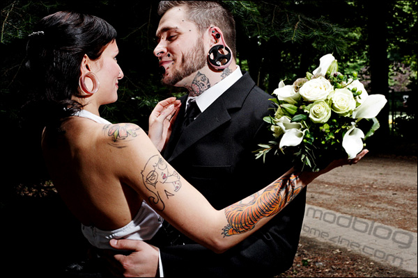 Fotos de casamentos de tatuados - Weddings tattooed (1)