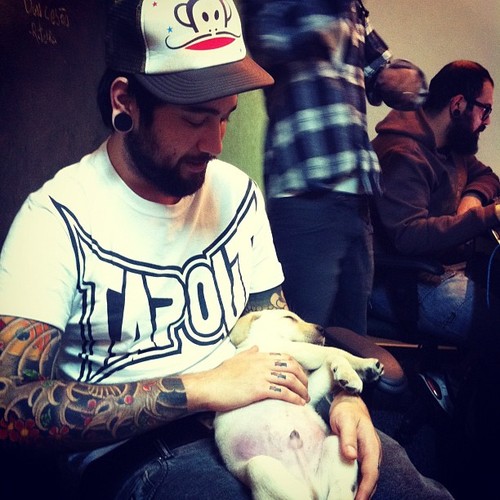 Tattooed People with Puppies (2)