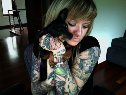 Tattooed People with Puppies (79)