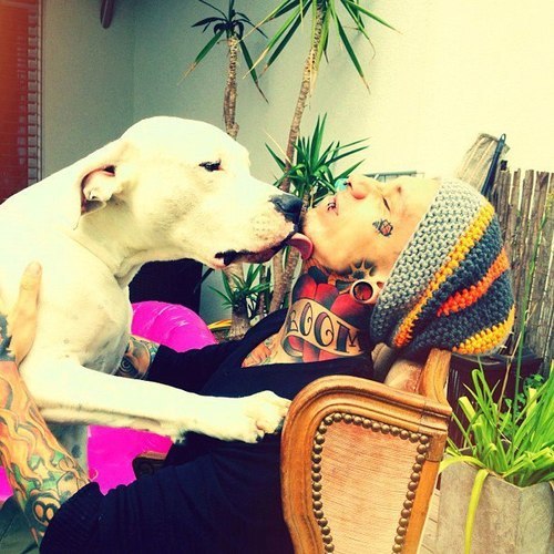 Tattooed People with Puppies (62)
