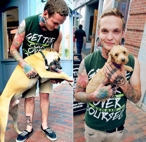 Tattooed People with Puppies (56)