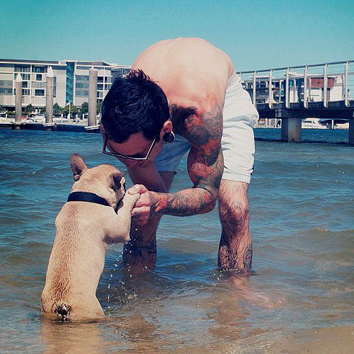 Tattooed People with Puppies (55)