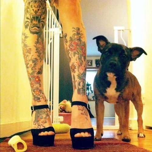 Tattooed People with Puppies (53)