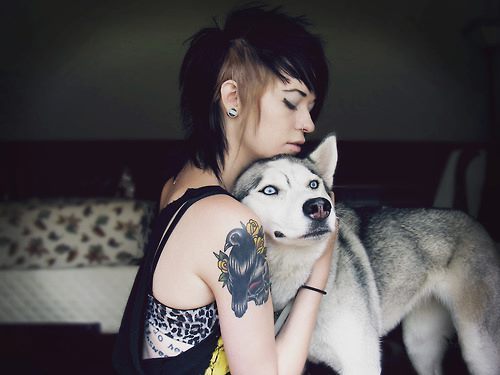 Tattooed People with Puppies (47)