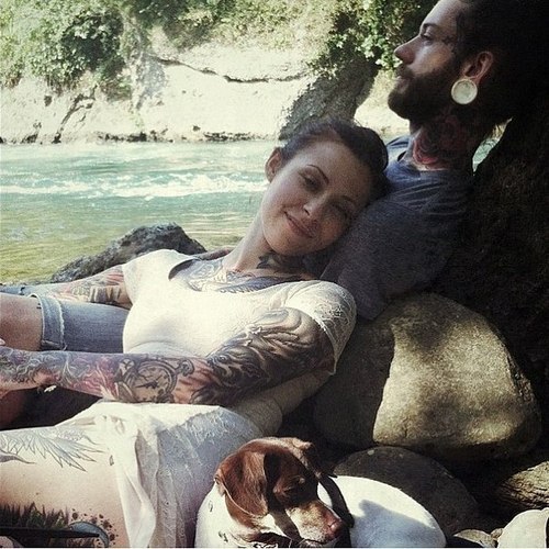 Tattooed People with Puppies (44)