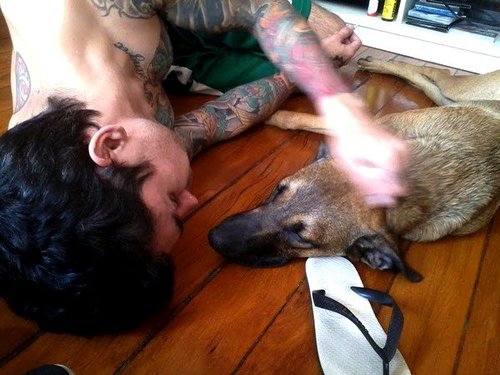 Tattooed People with Puppies (5)