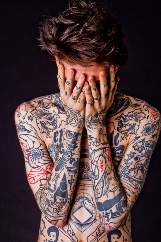 Fotos de homens muito tatuados (39)