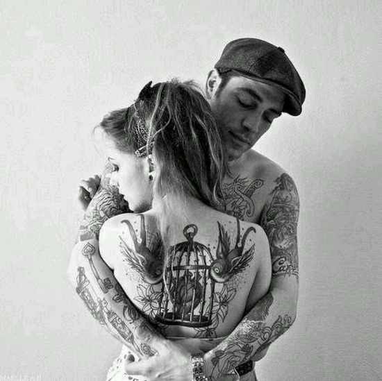 Fotos de casais tatuados 44