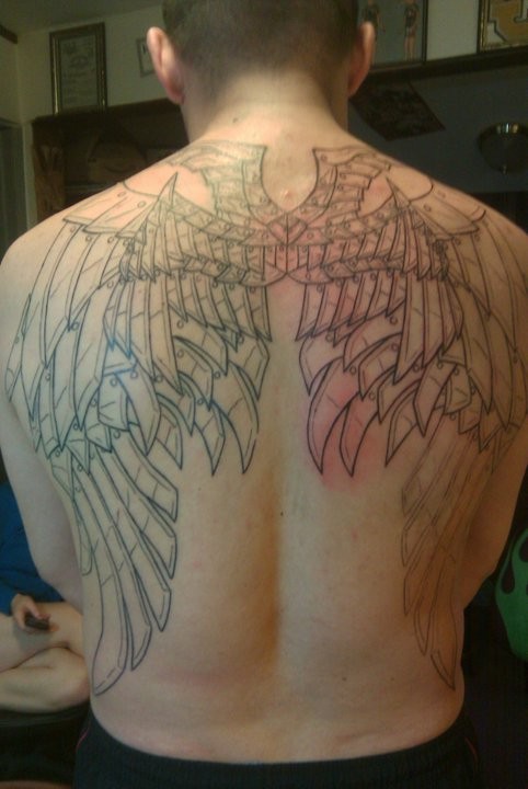 Fotos de tatuagens de asas 02