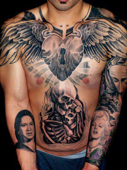Fotos de tatuagens de asas 05