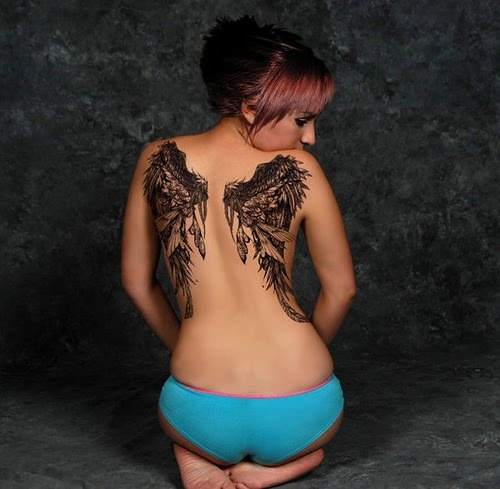 Fotos de tatuagens de asas 07