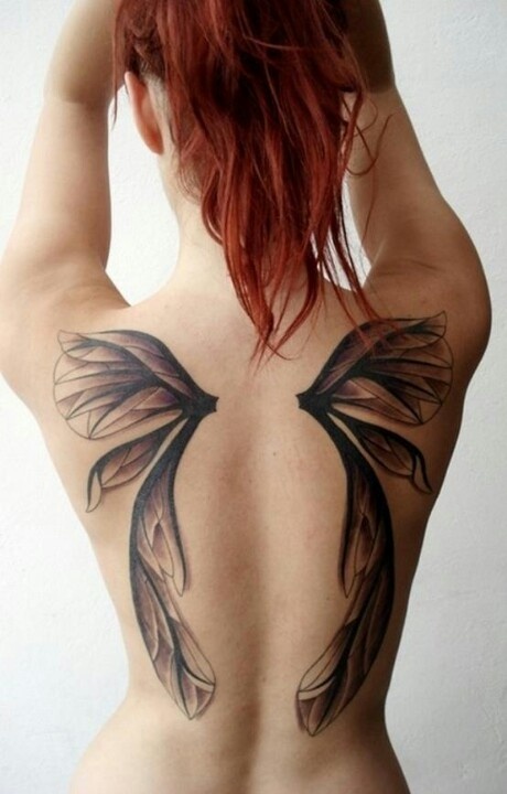 Fotos de tatuagens de asas 11