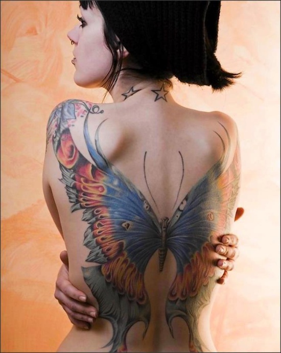 Fotos de tatuagens de asas 15