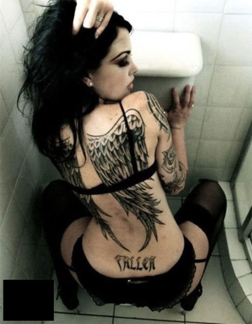 Fotos de tatuagens de asas 20