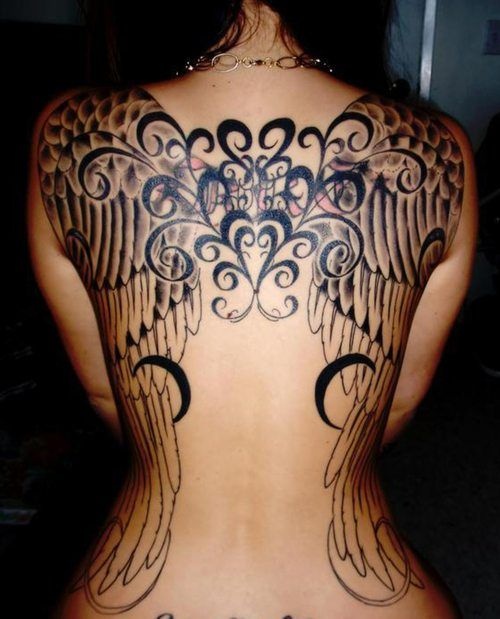 Fotos de tatuagens de asas 39