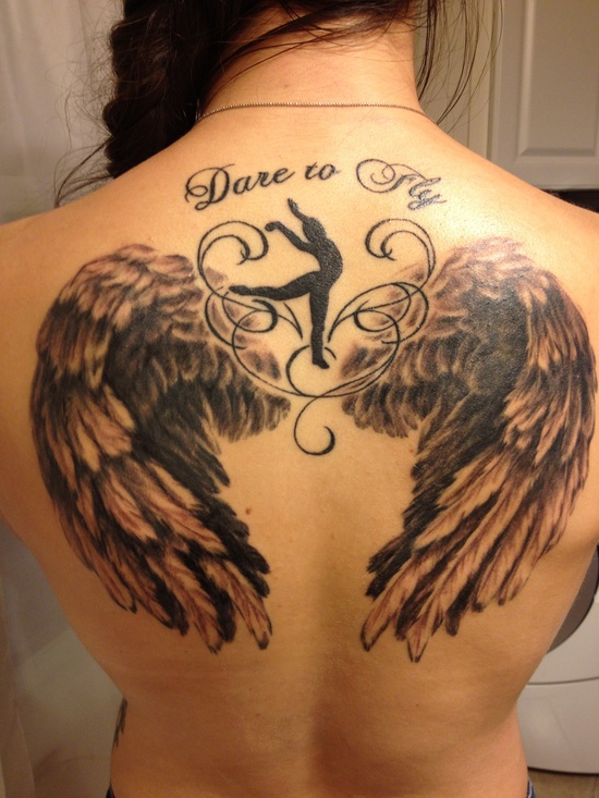 Fotos de tatuagens de asas 46