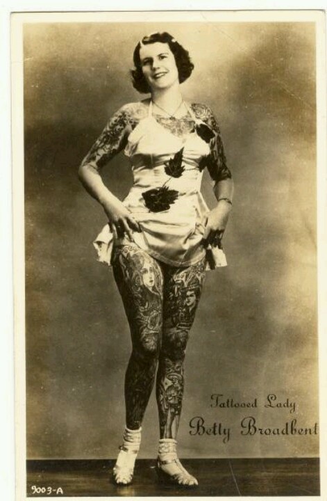Damas tatuadas Betty Broadbent 11