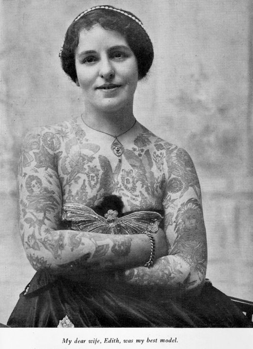 Damas tatuadas Edith Burchett 01