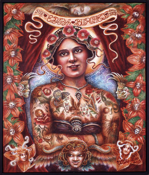 Damas tatuadas Edith Burchett 03
