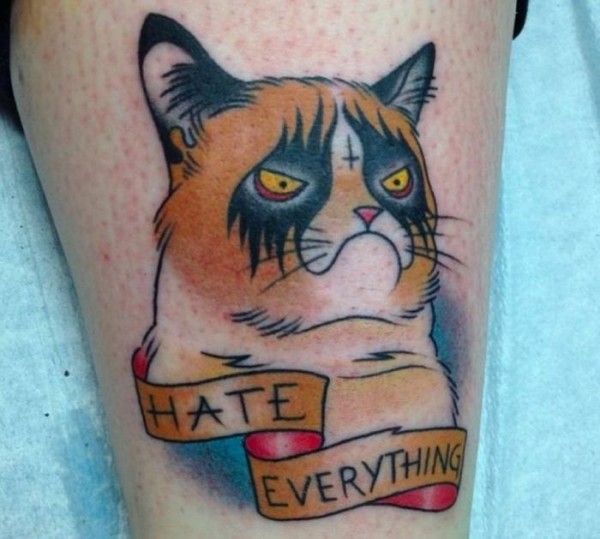 Lindas tatuagens de gatos 04
