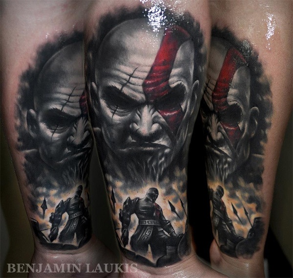 Tatuagens de Kratos do God Of War 01