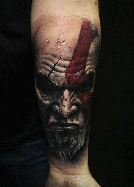 Tatuagens de Kratos do God Of War 03